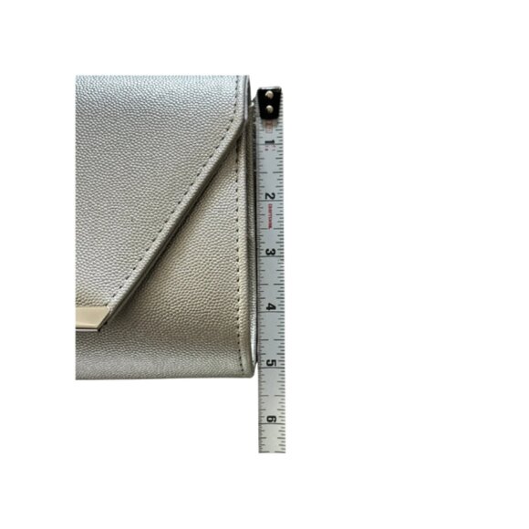 CXL by Christian Lacroix Women's Silver Clutch Detachable Chain Shoulder Bag NWT - Picture 5 of 7